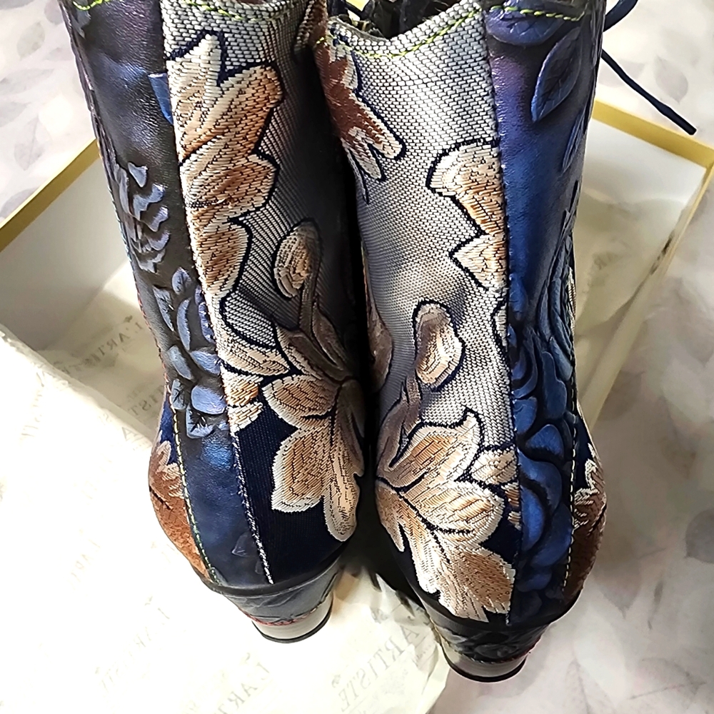 L'ARTISTE Siren Heeled Boots Size 8.5 (39) - Picture 4 of 8